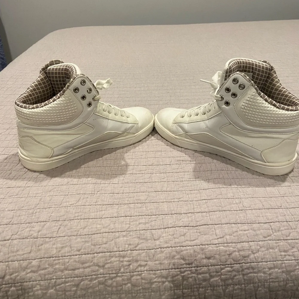 Pastry White High-Top Sneakers | Size 8 | Streetwear Athleisure